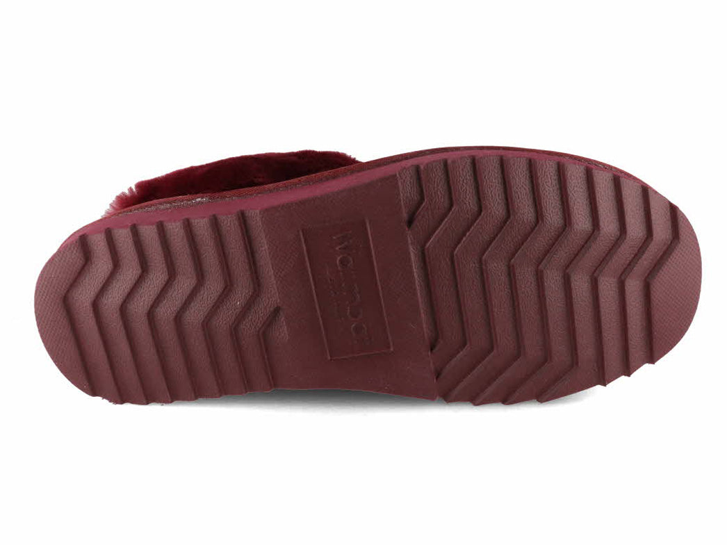 1 WARMBAT-Women-Suede-Slippers-Flurry-port #farbe_Red