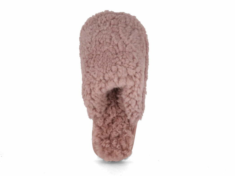 1 Thies-Women-Slippers-Fluffy-Shearling-new-pink