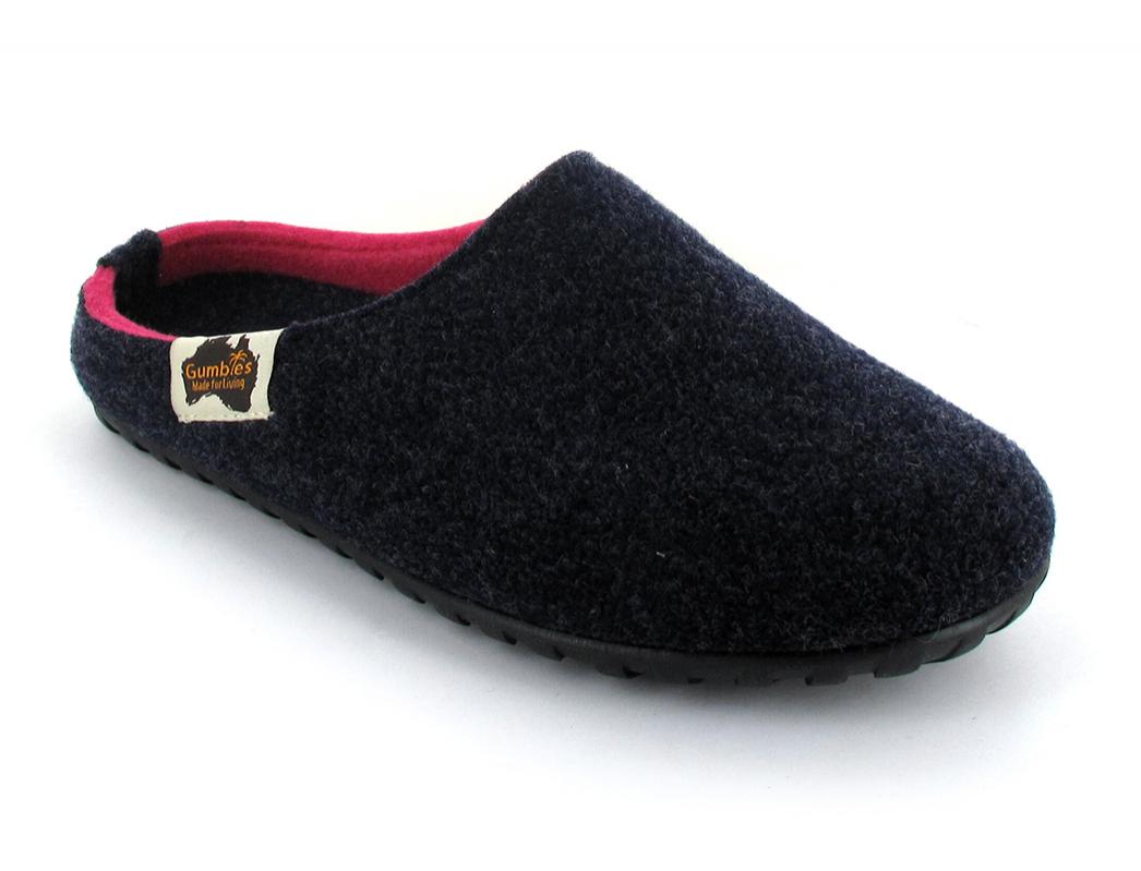 GUMBIES--Outback-Slipper-NavyPink #farbe_Blue