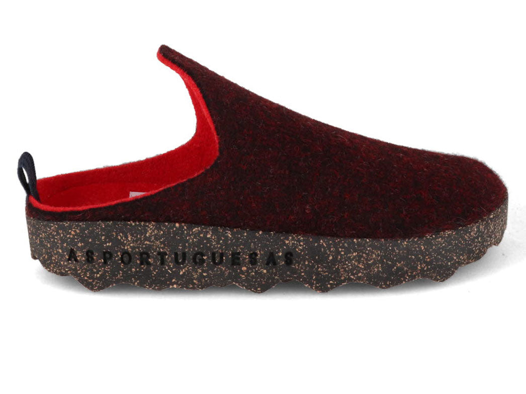 1 ASPORTUGUESAS-Shoes--Felt-Slippers-Come-Merlot-Double #farbe_Red