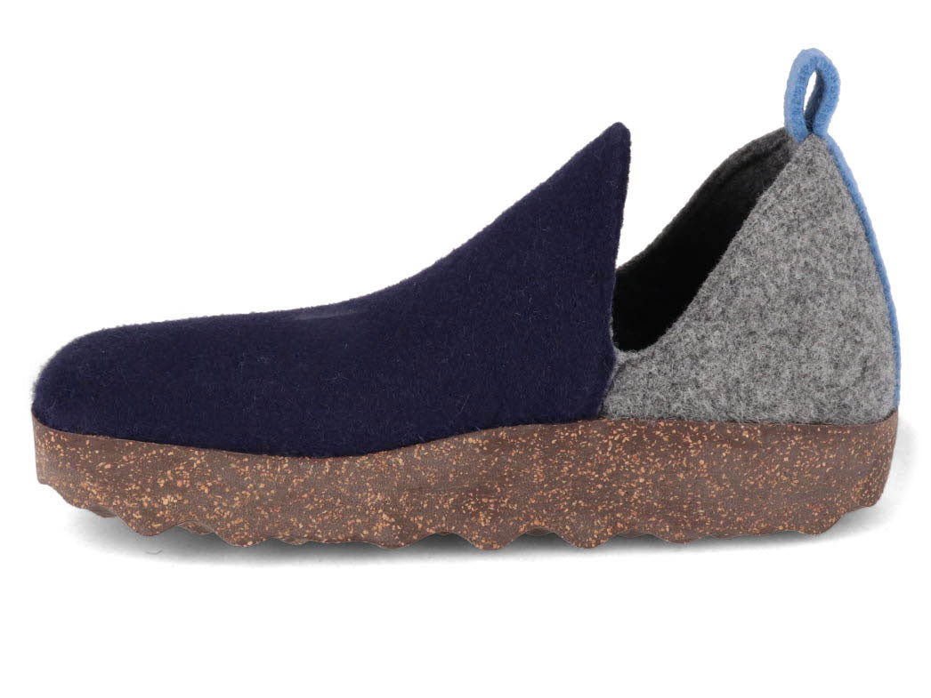 1 ASPORTUGUESAS-Felt-Slipper--City-NavyConcrete #farbe_Colorful