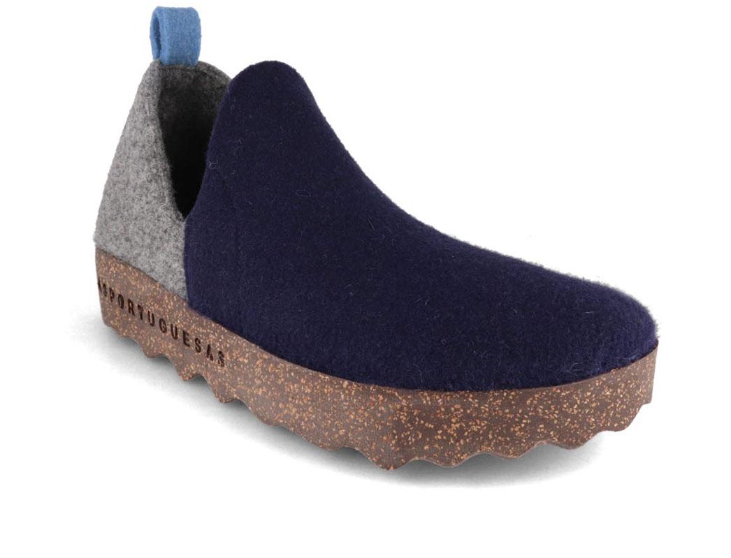 ASPORTUGUESAS-Felt-Slipper--City-NavyConcrete #farbe_Colorful