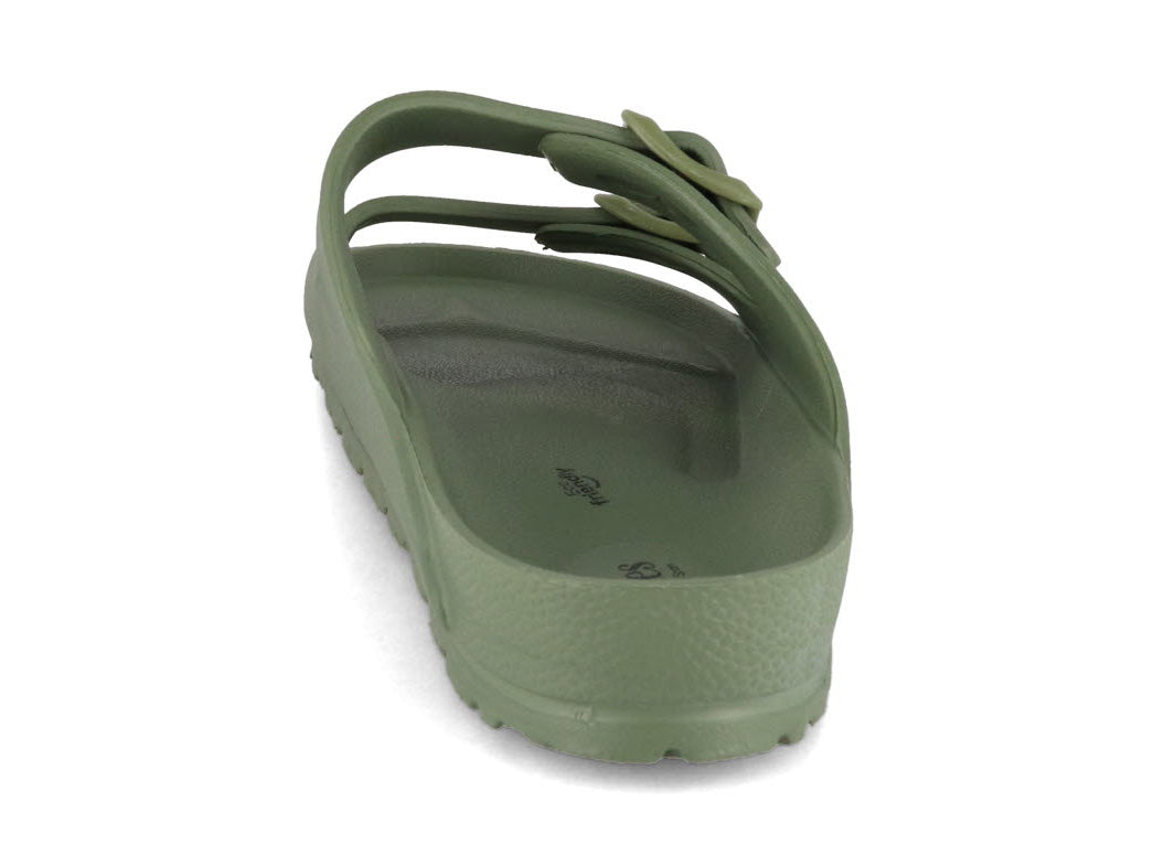 1 Thies-Women-Vegan-Sandals-Ecofoam-khaki #farbe_Green