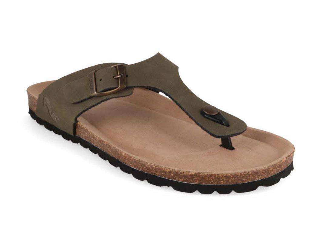 Thies-Men-Toe-Separator-Sandals-Bodiee-Soft-kaki #farbe_Green