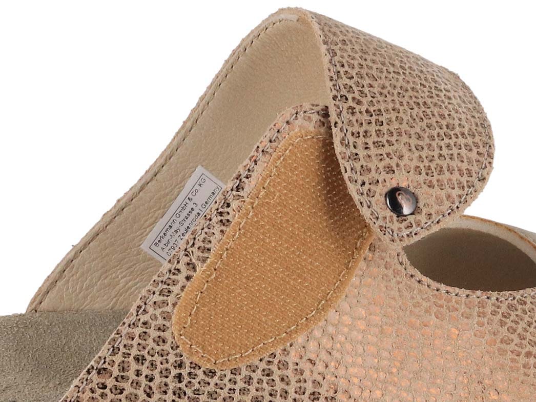 Berkemann BERKOFLEX Heliane Comfort Clogs, Gold