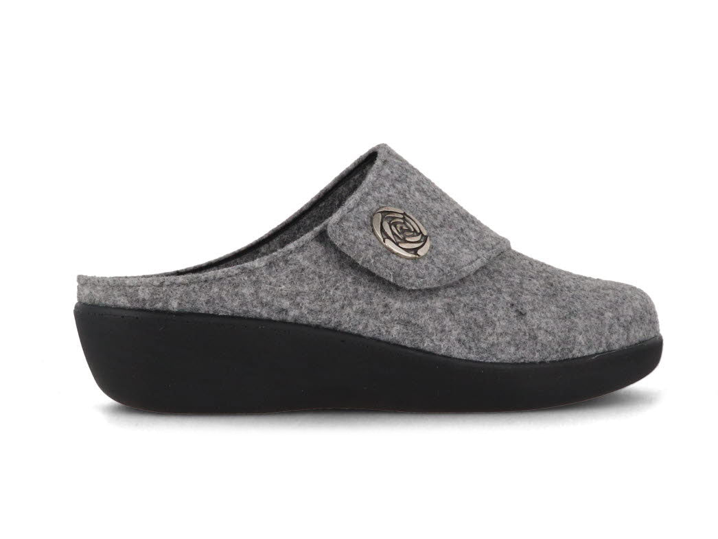 1 Berkemann-BERKOFLEX-Women-Velcro-Clogs-Teresa-light-gray #farbe_Gray