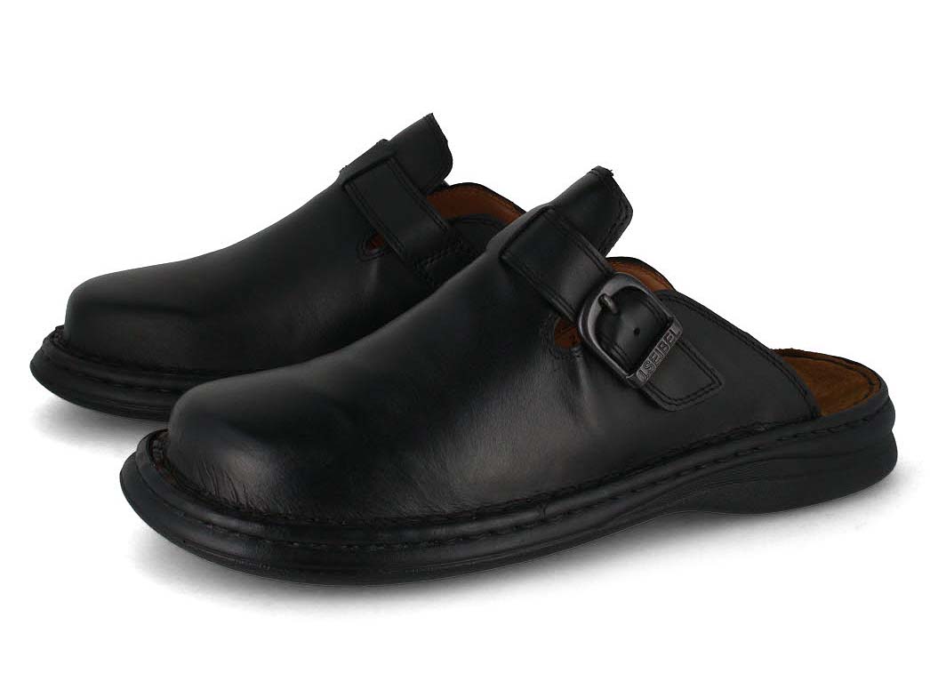 1 J-Seibel-Men-Leather-Slippers-Width-G-Madrid--black #farbe_Black