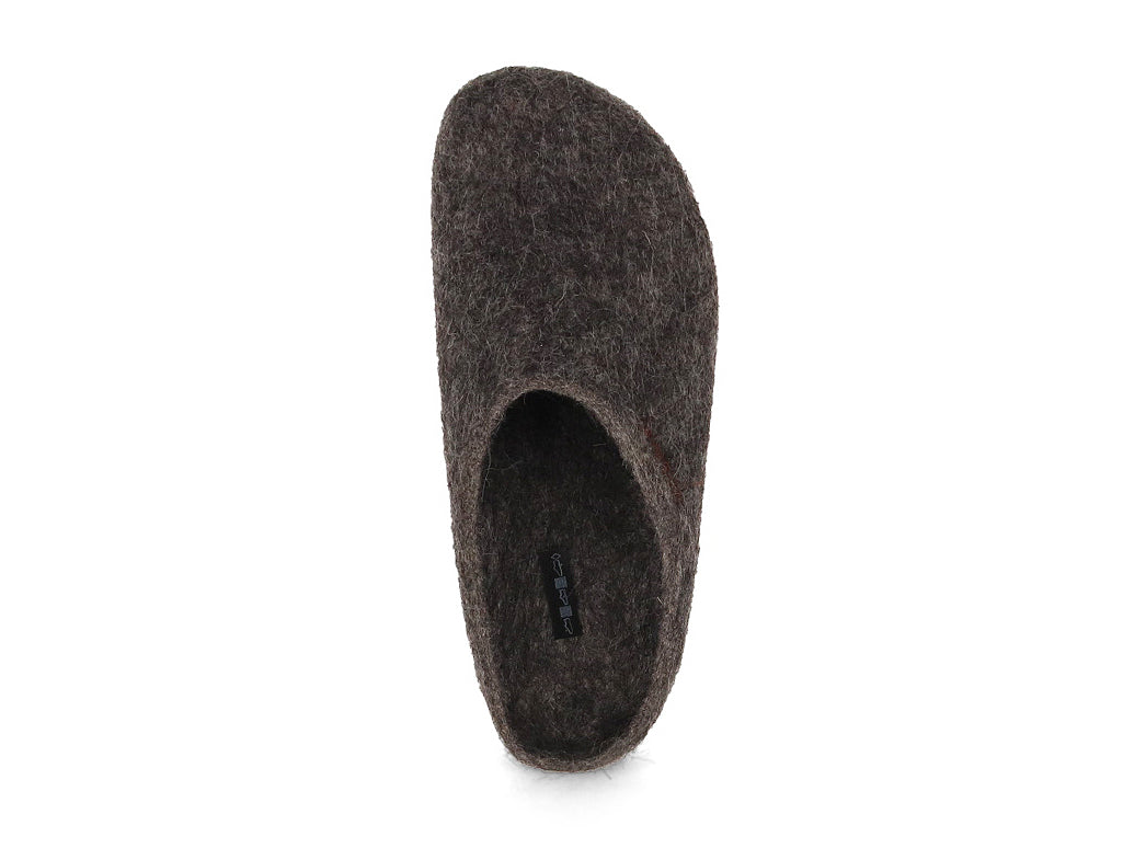 Stegmann Eco Wool Clogs, Stonesheep Gray, top view