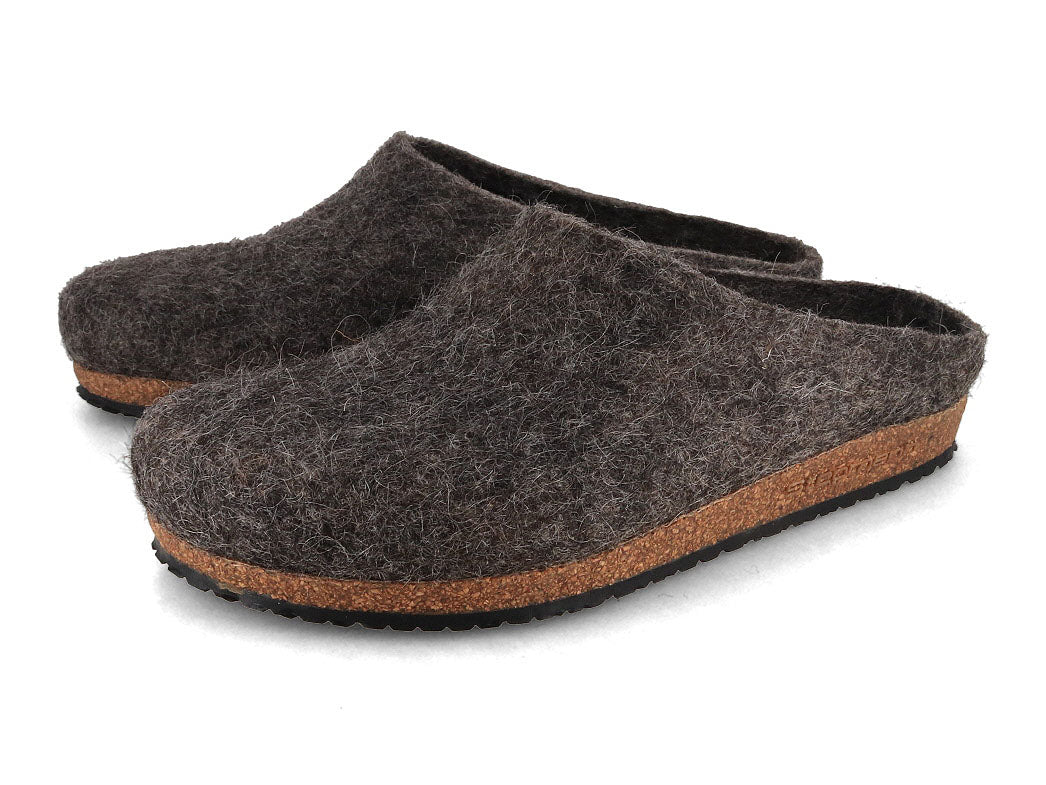 Stegmann Eco Wool Clogs, Stonesheep Gray, pair view