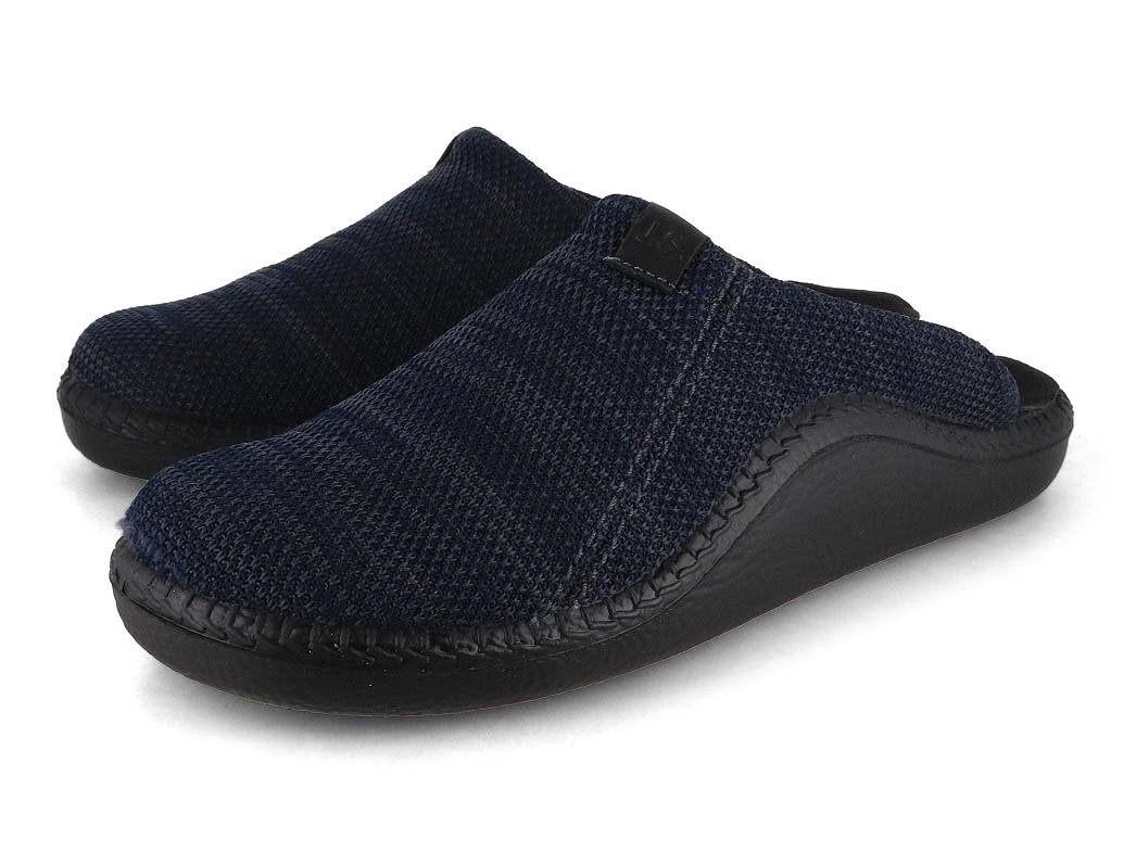 Westland Monaco 03 Men's Nappa Leather Slippers, Ocean, pair view