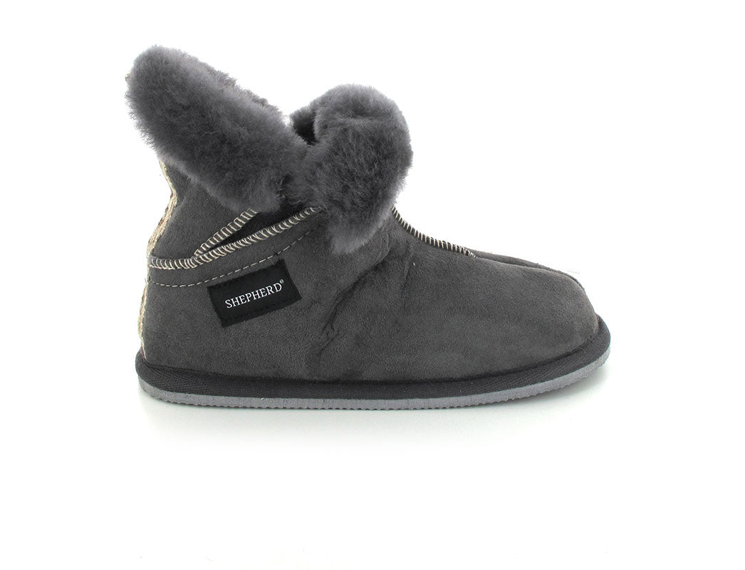 1 SHEPHERD-Women-Lambskin-Boots-Bella-asphalt #farbe_Gray