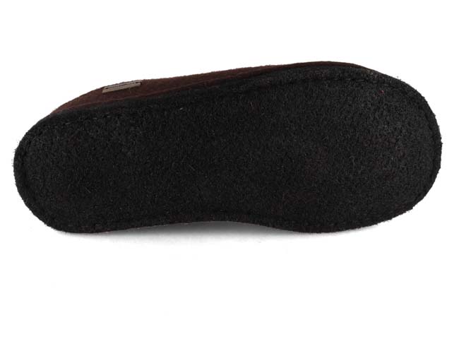 1 HAFLINGER-Men-Women-Felt-Slippers-Flair-Soft-espresso