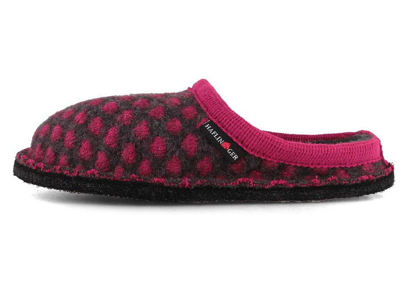 1 HAFLINGER-Women-Felt-Slippers-Flair-Fun-fuchsia