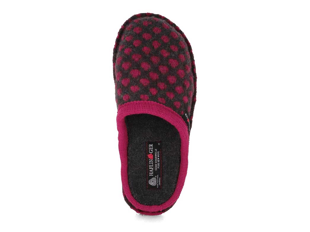1 HAFLINGER-Women-Felt-Slippers-Flair-Fun-fuchsia #farbe_Anthracite