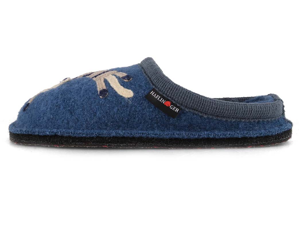 1 HAFLINGER-Women-Boiled-Wool-Slippers-Flair-Choupette-blue #farbe_Blue