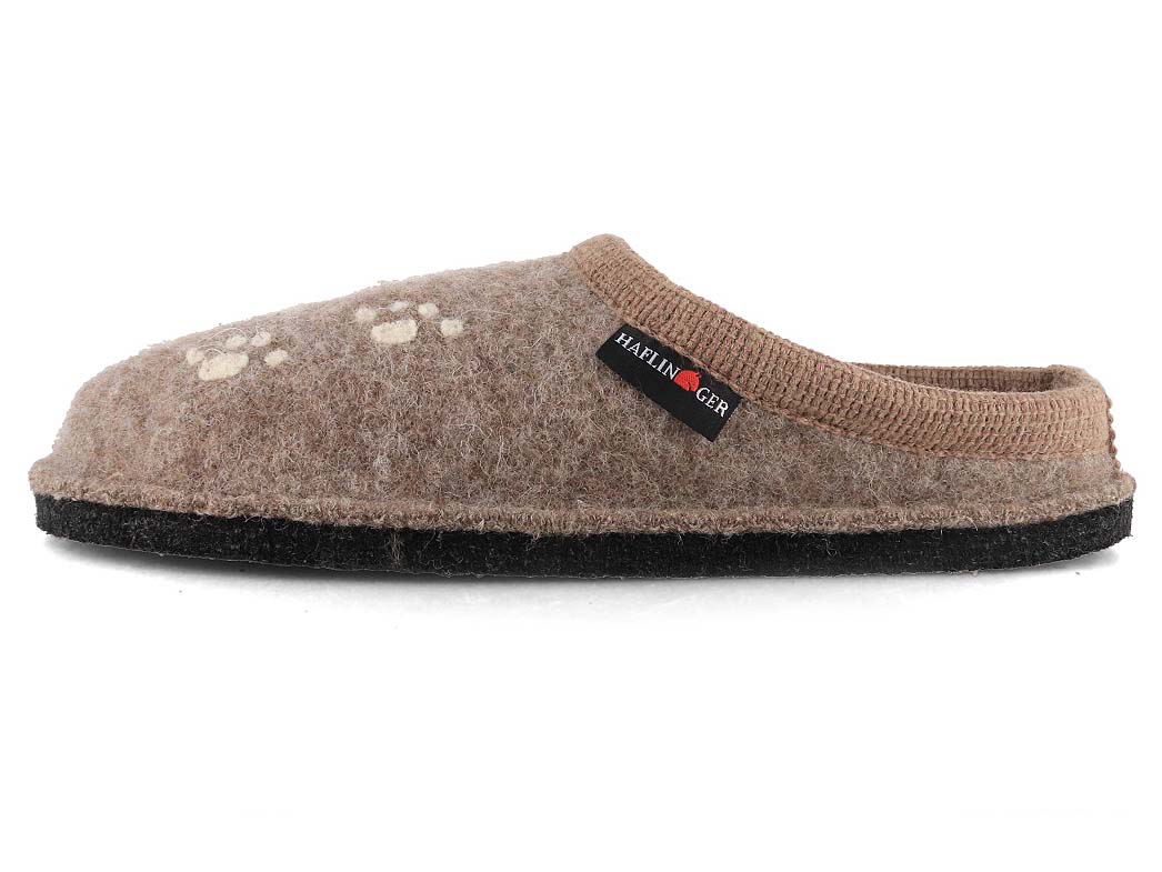 1 HAFLINGER-Women-Boiled-Wool-Slippers-Flair-Fido-beige-mottled #farbe_Beige