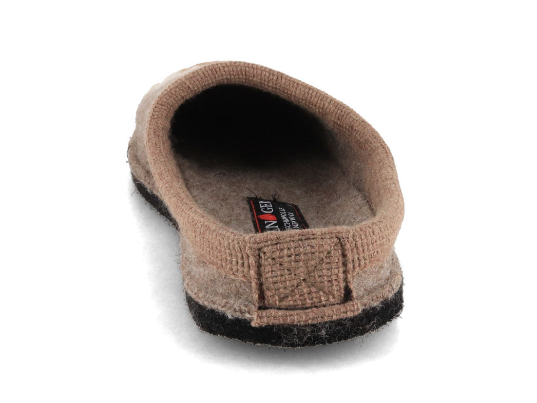 1 HAFLINGER-Women-Boiled-Wool-Slippers-Flair-Fido-beige-mottled #farbe_Beige