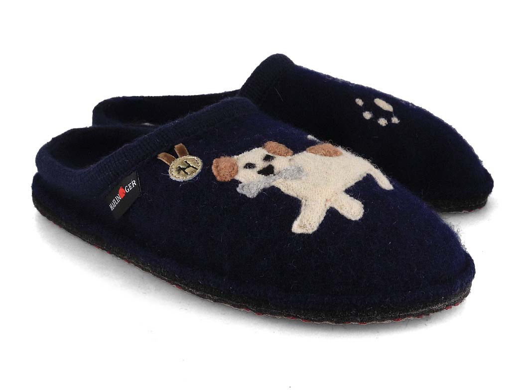 1 HAFLINGER-Women-Boiled-Wool-Slippers-Flair-Fido-dark-blue #farbe_Blue