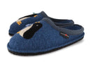 1 HAFLINGER-Women-Boiled-Wool-Slippers-Flair-Pingu-blue