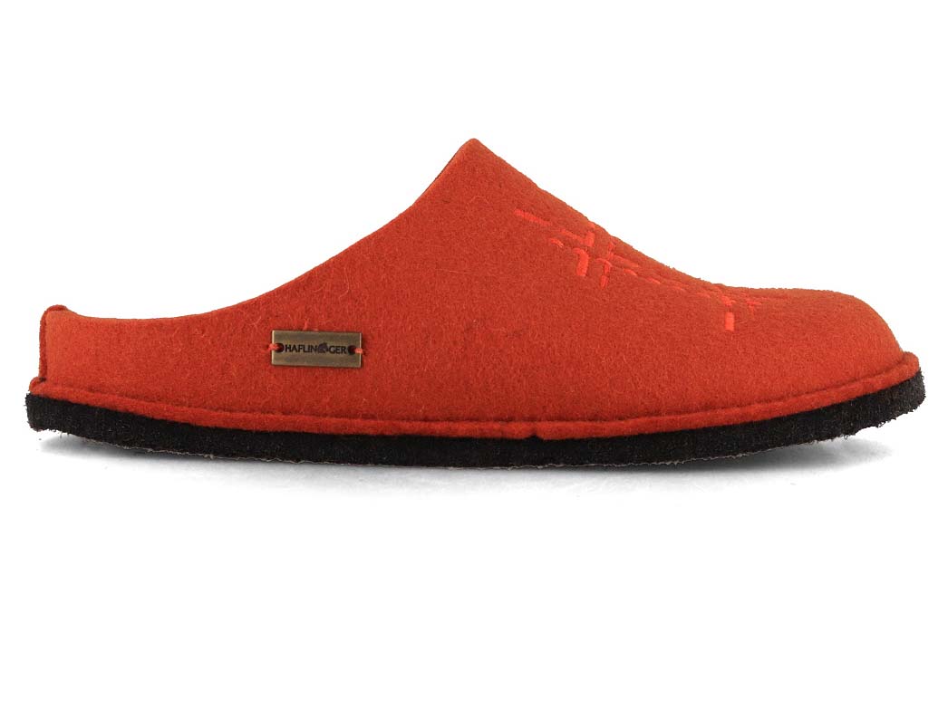 1 HAFLINGER-Women-Felt-Slippers-Flair-Crossroad-fox #farbe_Orange
