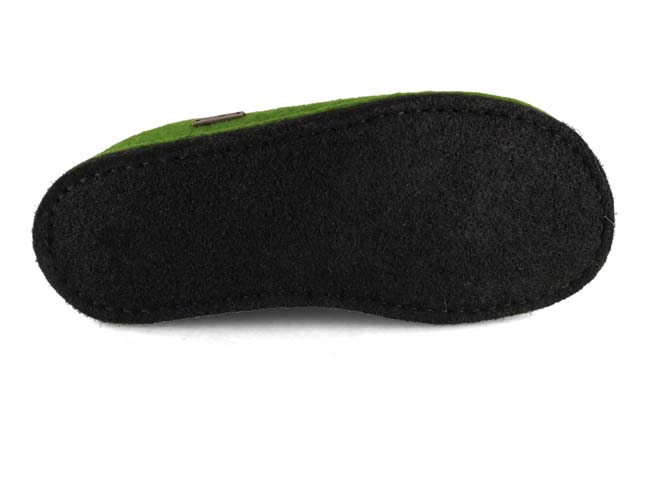 1 HAFLINGER-Men-Women-Felt-Slippers-Flair-Crossroad-green #farbe_Green