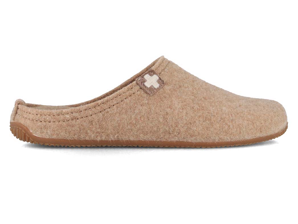 1 Living-Kitzbhel-Women-Felt-Slippers-Swiss-cross-natural #farbe_Beige