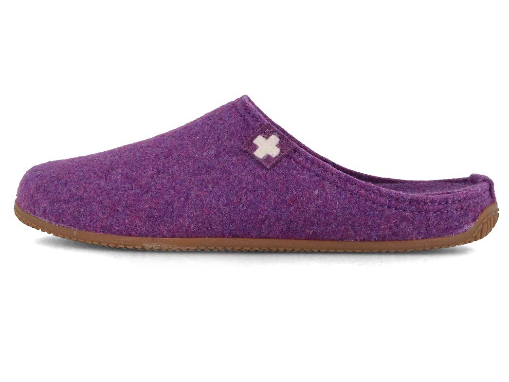 1 Living-Kitzbhel-Women-Felt-Slippers-Swiss-Cross-purple-magic #farbe_Purple
