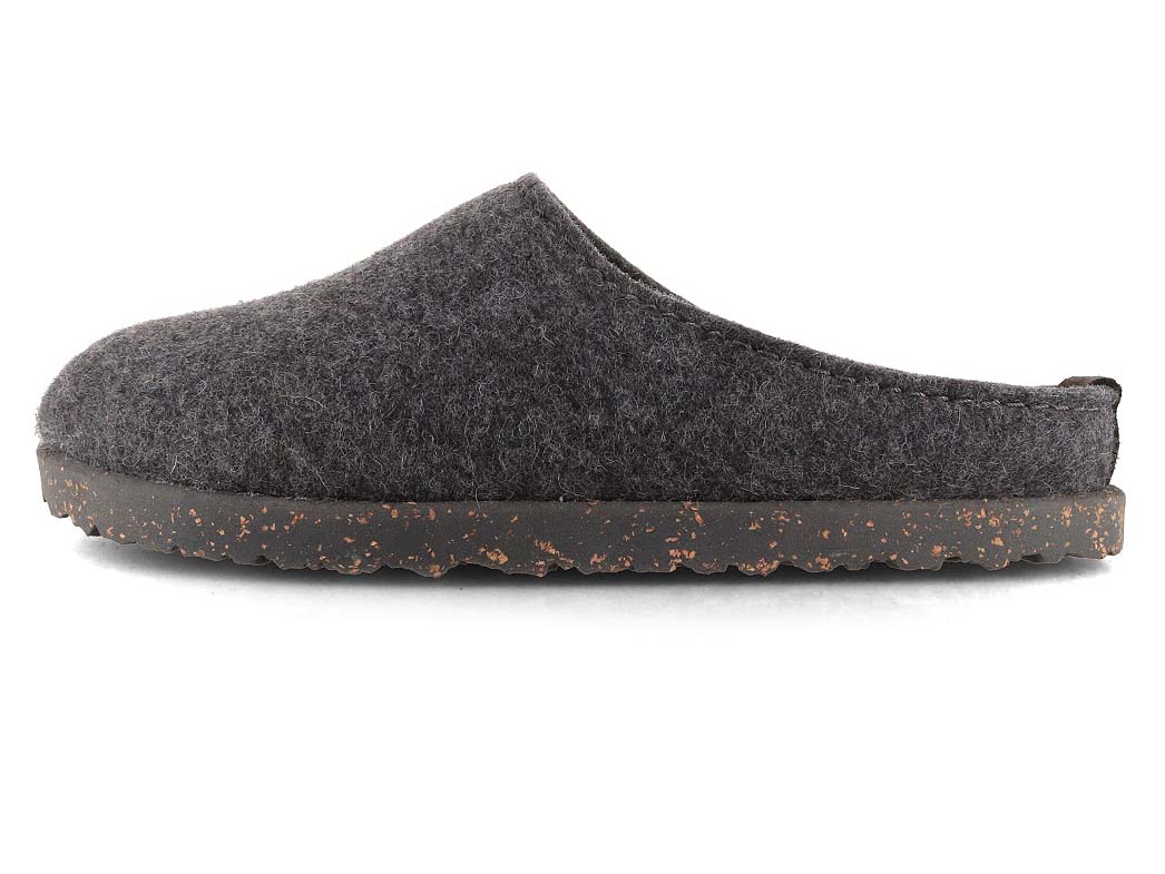 1 HAFLINGER-Women-Men-Felt-Slippers-Manhattan-anthracite #farbe_Gray