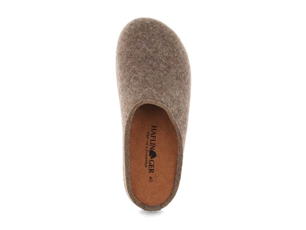 1 HAFLINGER-Women-Men-Felt-Slippers-Manhattan-turf #farbe_Beige