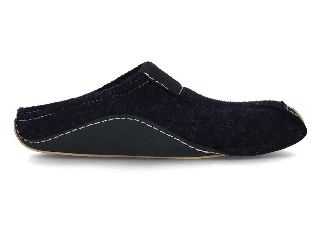 1 HAFLINGER-Unisex-Boiled-wool-Slippers-Pocahontas-captain-blue #farbe_Blue