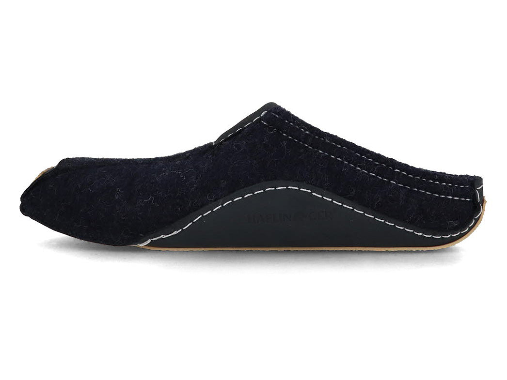 1 HAFLINGER-Unisex-Boiled-wool-Slippers-Pocahontas-captain-blue #farbe_Blue