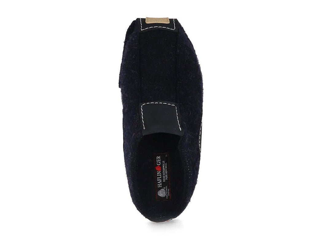 1 HAFLINGER-Unisex-Boiled-wool-Slippers-Pocahontas-captain-blue #farbe_Blue