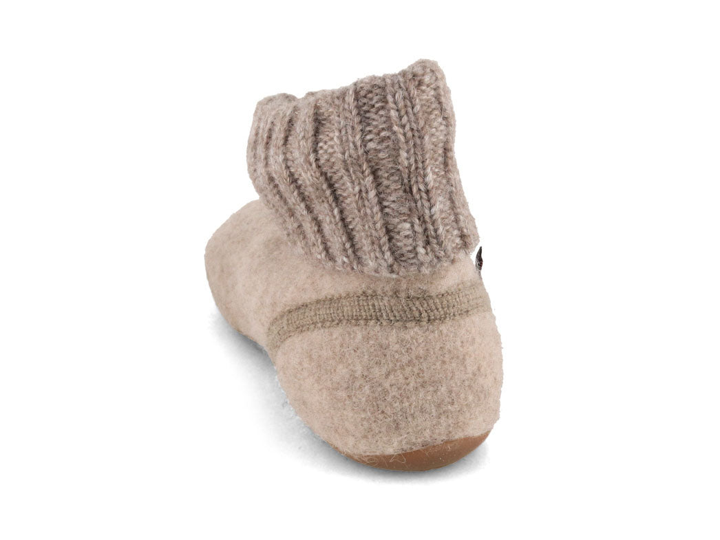 1 HAFLINGER-Unisex-Slipper-Boots-Everest-Karlo-paper-mottled-eco #farbe_Beige