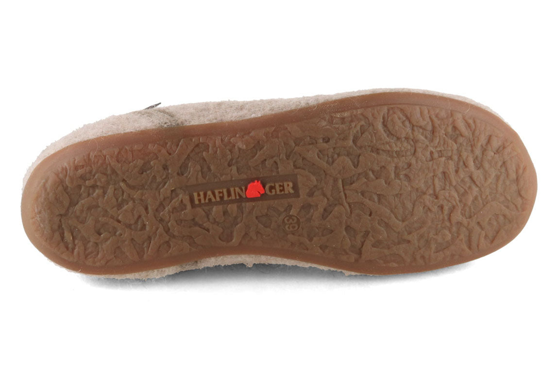 1 HAFLINGER-Unisex-Slipper-Boots-Everest-Karlo-paper-mottled-eco #farbe_Beige