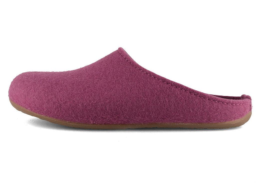 HAFLINGER Everest Fundus Women's Wool Felt Slippers, Heather Rose