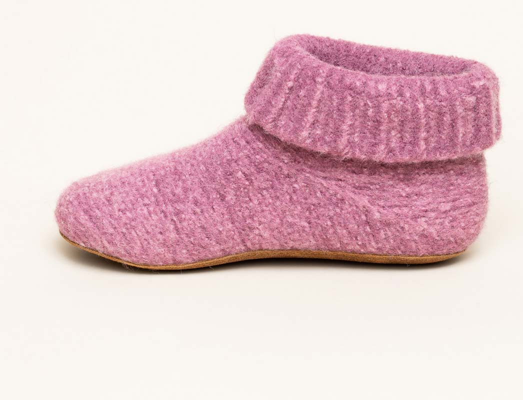 1 Gottstein-Women-3D-Knitting-Method-Knit-Boot-Slippers-Pastel-Pink #farbe_Rosa
