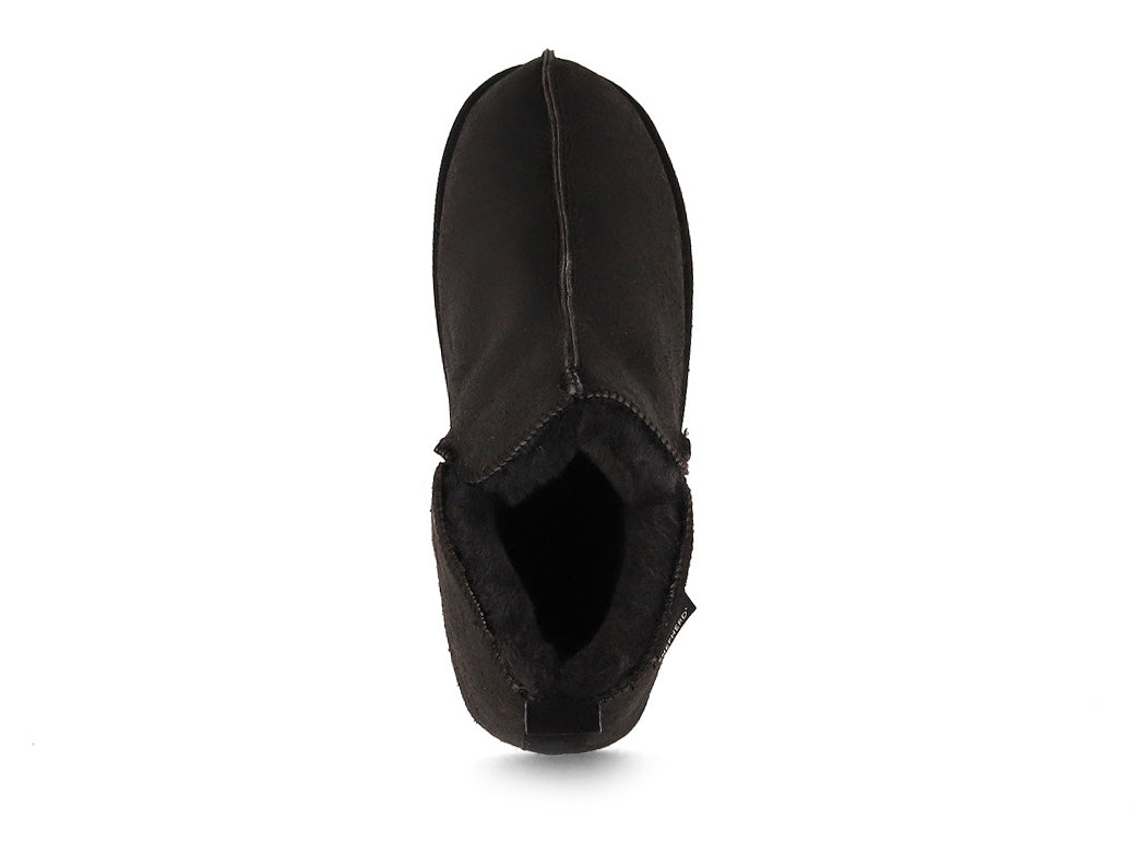 SHEPHERD Women Lambskin Boots 'Annie' in matt black, top view