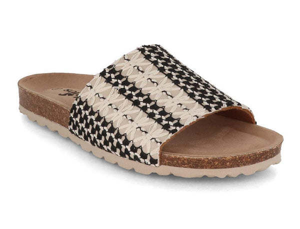 Thies-Women-Eco-Boho-Pool-Slide-taupe #farbe_Beige