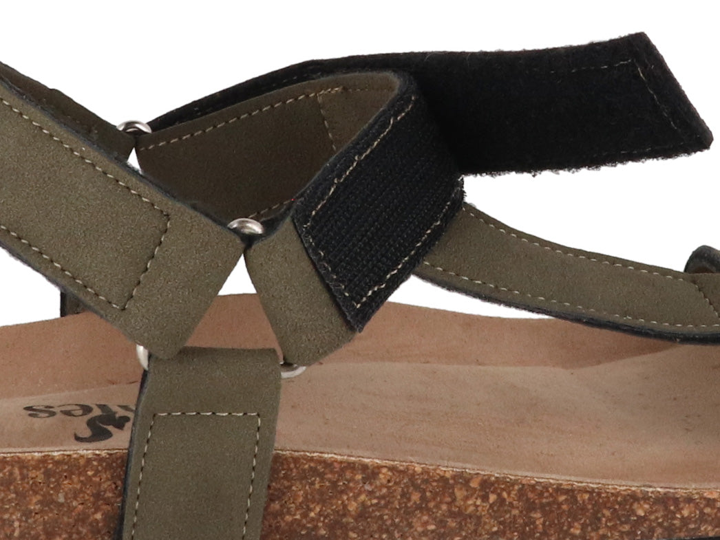 1 Thies-Women-Vegan-Sandals-Eco-Bio-Trek-khaki #farbe_Green