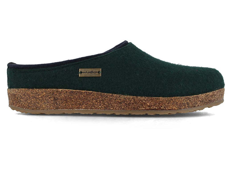 1 HAFLINGER-Women-Men-Clogs-Grizzly-Kris-pine-green