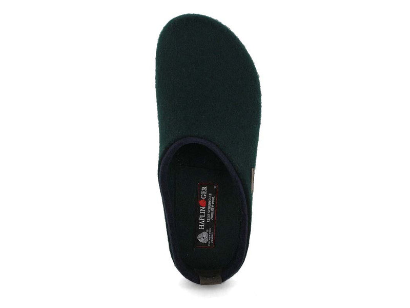 1 HAFLINGER-Women-Men-Clogs-Grizzly-Kris-pine-green