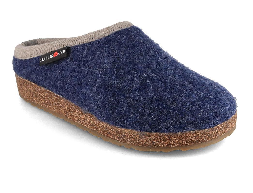 HAFLINGER-Clogs-WoolFlex-Panda-jeans #farbe_Blue