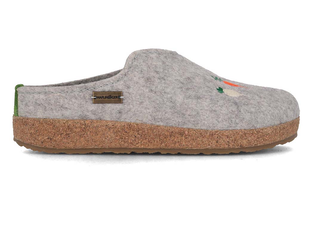 1 HAFLINGER-Women-Felt-Clogs-Grizzly-Rbli-stone-gray #farbe_Gray