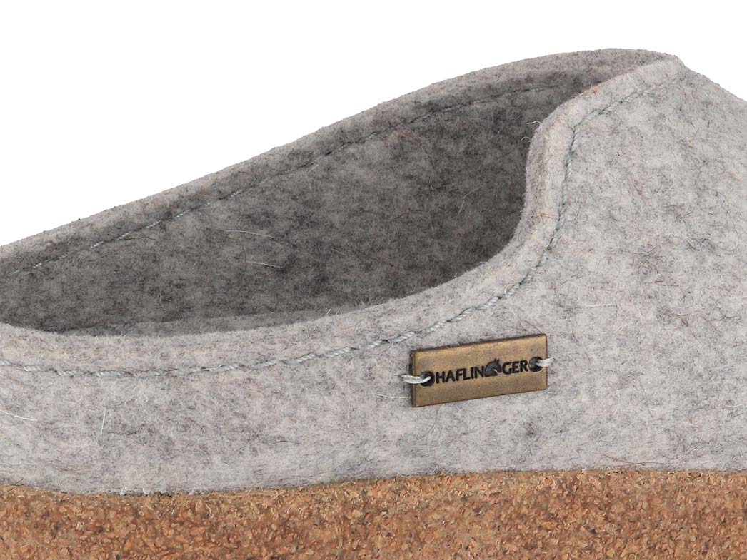 1 HAFLINGER-Women-Felt-Clogs-Grizzly-Rbli-stone-gray #farbe_Gray