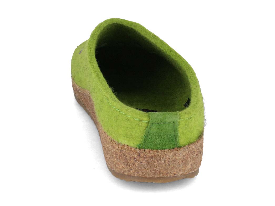 1 HAFLINGER-Women-Apllication-Felt-Slippers-Grizzly-Rbli-canarygreen #farbe_Green