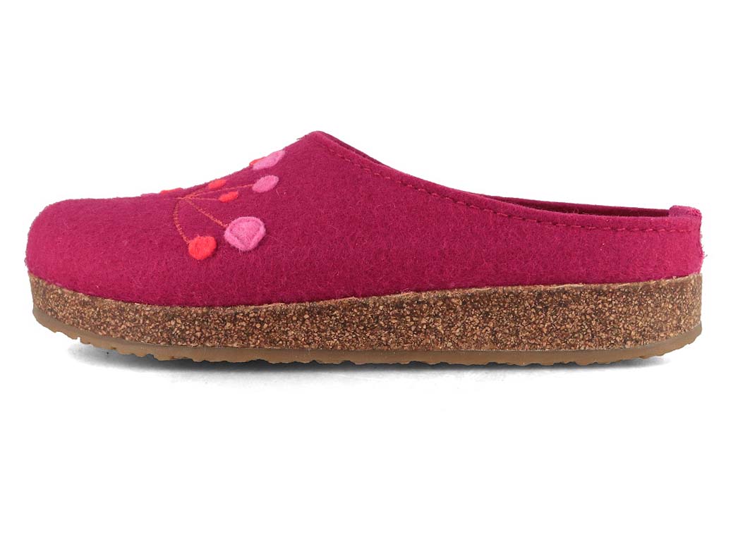 1 HAFLINGER-Women-Felt-Clogs-Grizzly-Amaya-port #farbe_Red