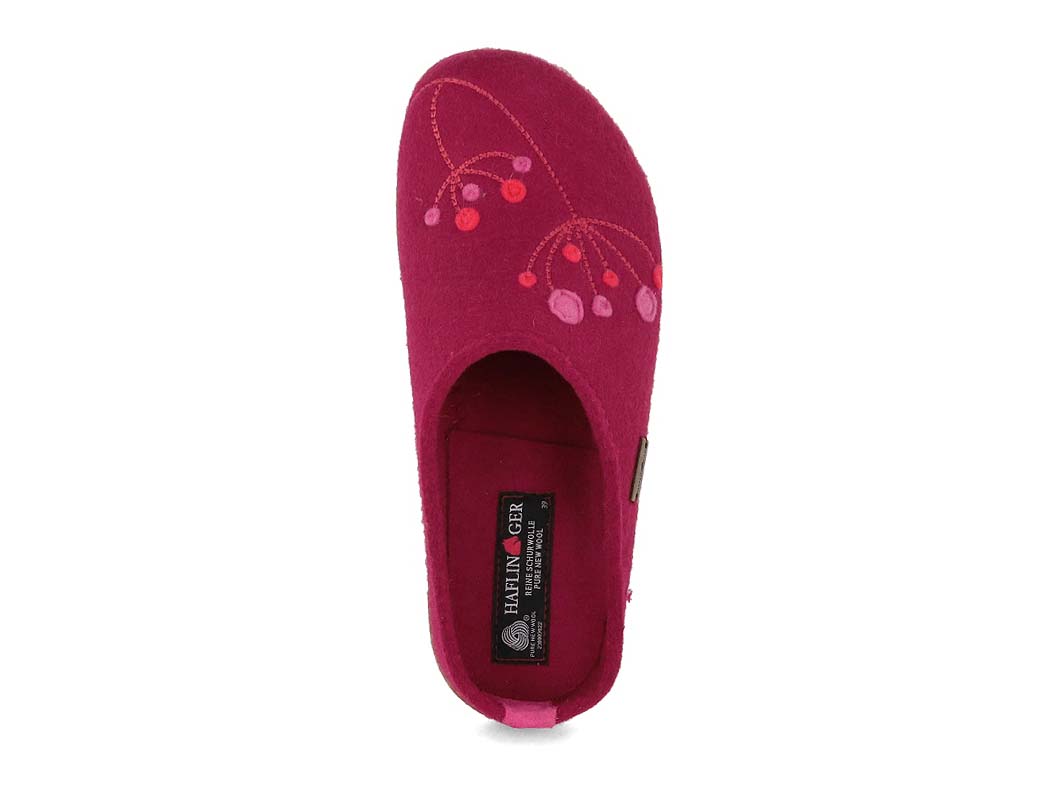 1 HAFLINGER-Women-Felt-Clogs-Grizzly-Amaya-port #farbe_Red