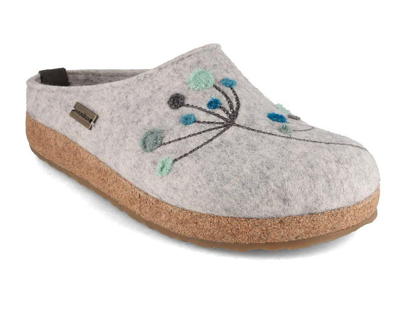 HAFLINGER-Women-Felt-Clogs-Grizzly-Amaya-stone-gray