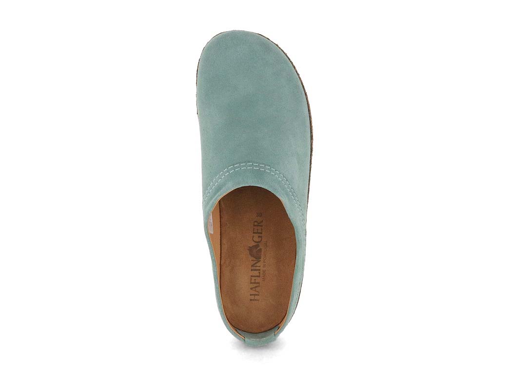1 HAFLINGER-Women-Leather-Clogs-with-Arch-Support-Bio-Malm-mint #farbe_Green