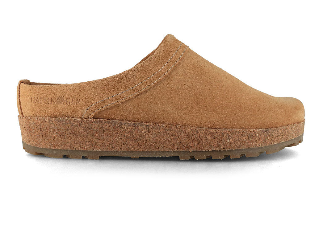 HAFLINGER Bio Malmö Unisex Leather Clogs, Sahara